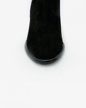 Bottines noires à talons femme