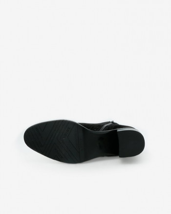 Bottines noires à talons femme