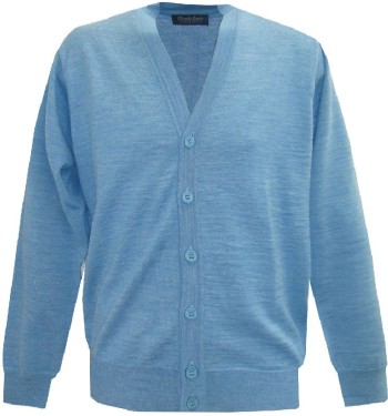 Cardigan bleu homme