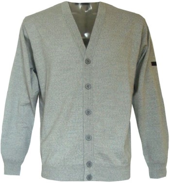 Cardigan gris clair homme