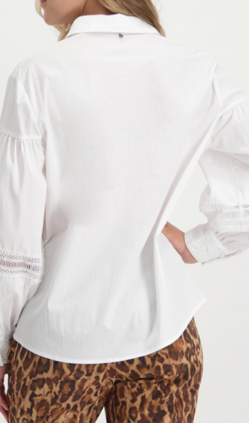 TRAMONTANA Blouse blanche popeline