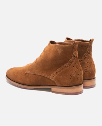 Chukka boots croûte velours Homme