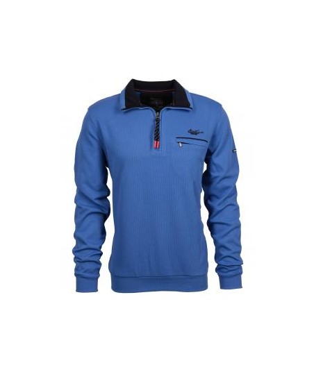 Sweat-shirt homme bleu