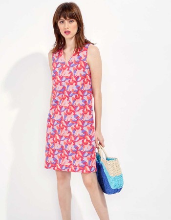 Robe droite imprimé