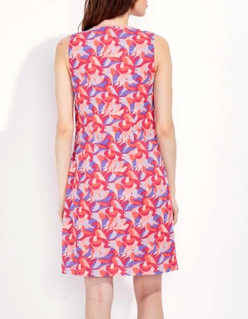 Robe droite imprimé