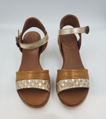 LUNE&L'AUTRE SANDALES OR ET COCONUT