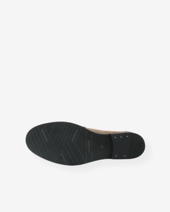 Mocassin taupe femme