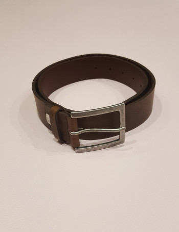 DOUGLAS Ceinture cuir cognac