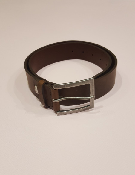 DOUGLAS Ceinture cuir cognac