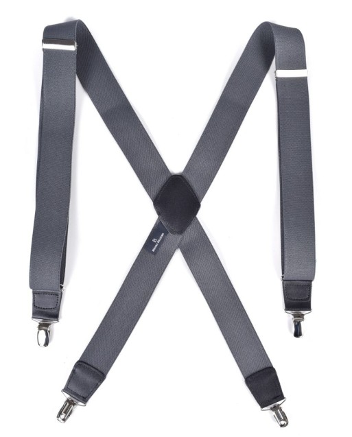 Bretelles pour homme gris anthracite Bretelles pour homme gris anthracite