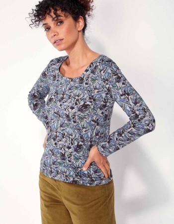 T-shirt bleu femme