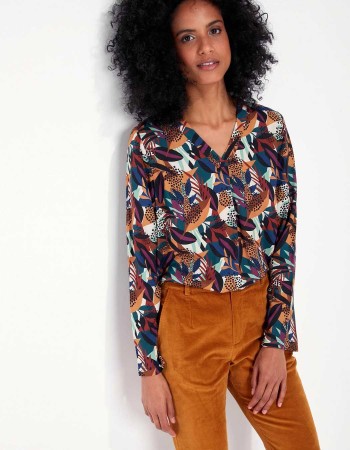 Chemisier évasé femme