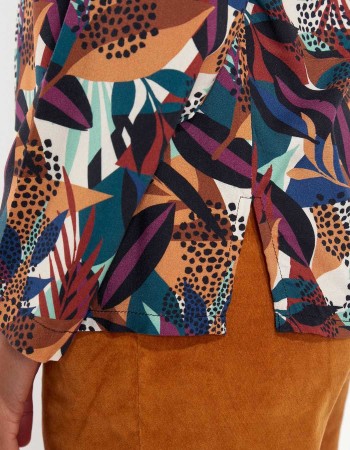 Chemisier évasé femme