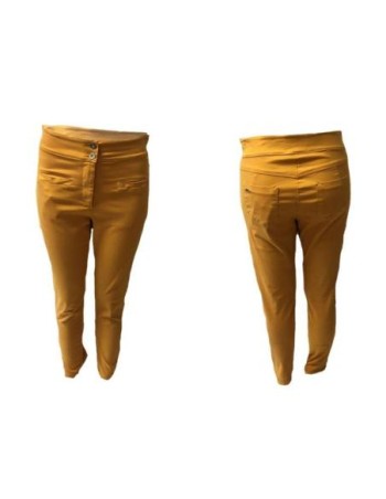 Pantalon femme safran