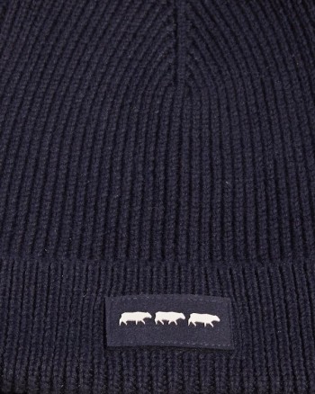 Bonnet homme uni marine