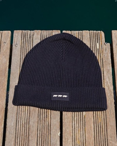 Bonnet homme uni marine