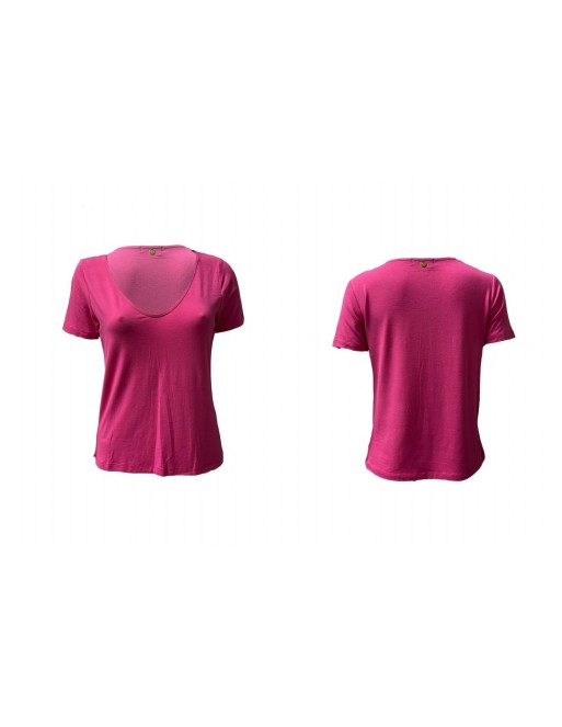 T-shirt femme col V
