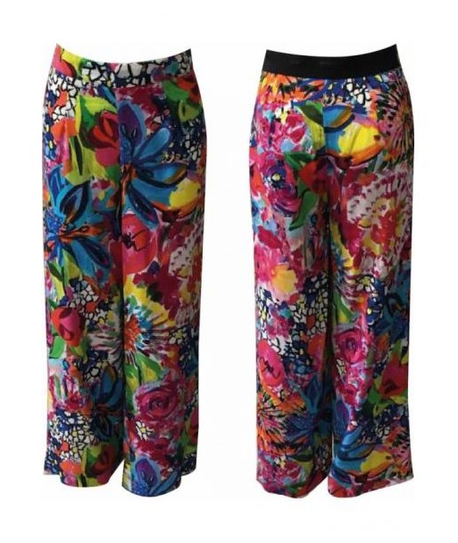 Pantalon ample femme à imprimé
