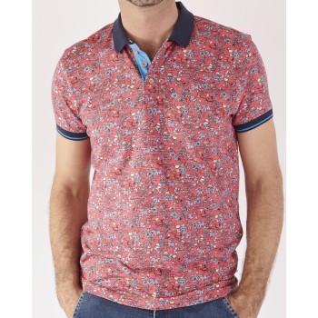 Polo homme manches courtes fantaisie
