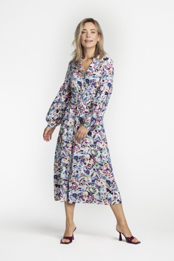 Robe femme longue à imprimé