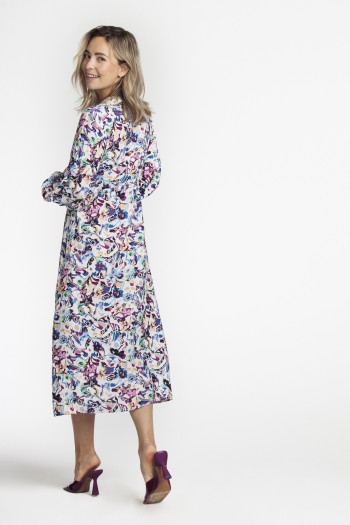 Robe femme longue à imprimé