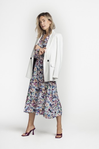 Robe femme longue à imprimé