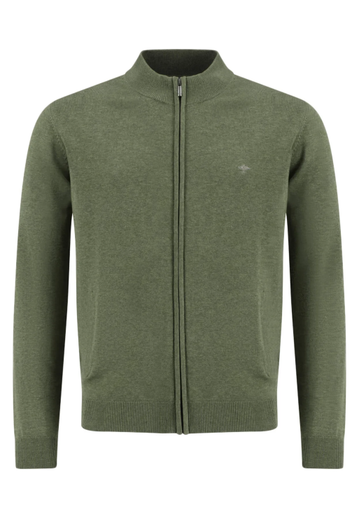 Gilet zippé vert homme Gilet zippé vert homme