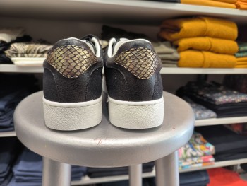 Sneakers argenté femme