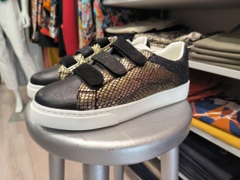 Sneakers argenté femme