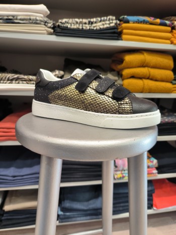 Sneakers argenté femme