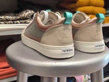Sneakers femme bleu vert