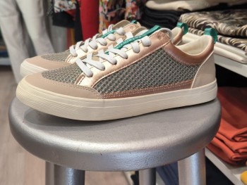 Sneakers femme bleu vert
