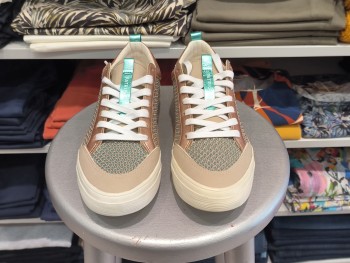 Sneakers femme bleu vert