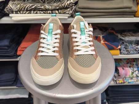 Sneakers femme bleu vert