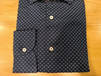 Chemise homme bleu marine