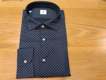 Chemise homme bleu marine