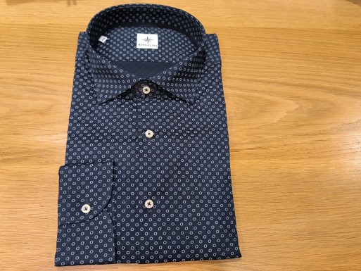 Chemise homme bleu marine