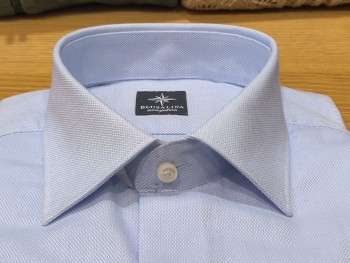Chemise homme unie bleu clair