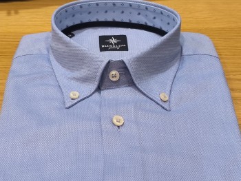 Chemise manches longues homme bleu ciel