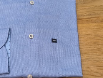 Chemise manches longues homme bleu ciel