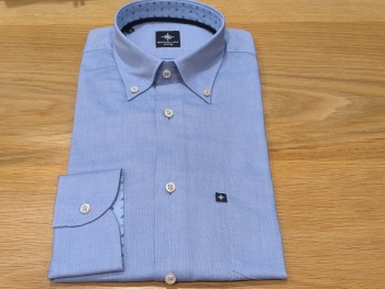 Chemise manches longues homme bleu ciel