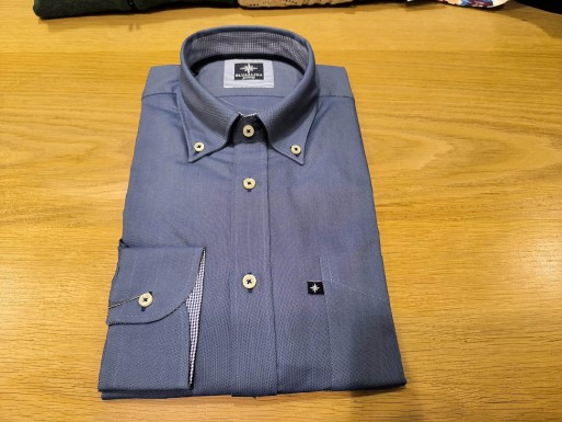 Chemise homme manches longues bleu foncé Chemise homme manches longues bleu foncé