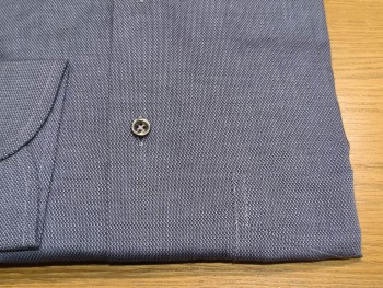 Chemise homme manches longues bleu marine cintrée