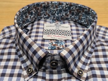 Chemise homme à carreaux