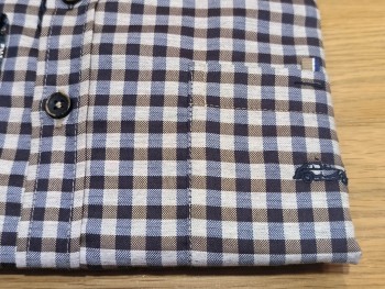 Chemise homme à carreaux