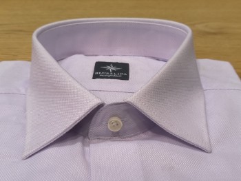 Chemise homme rose clair manches longues