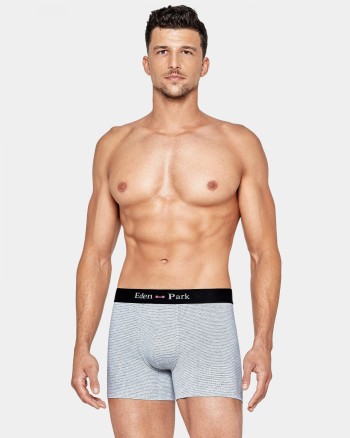 Boxer homme Jacquard gris clair