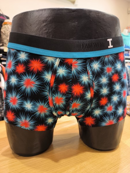 Boxer homme motif fleurs