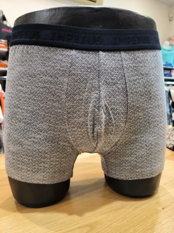 Boxer homme gris clair uni