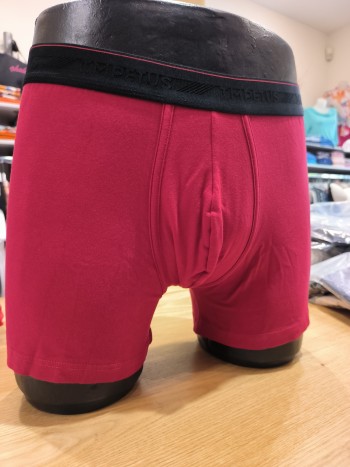 Boxer homme rouge bordeaux